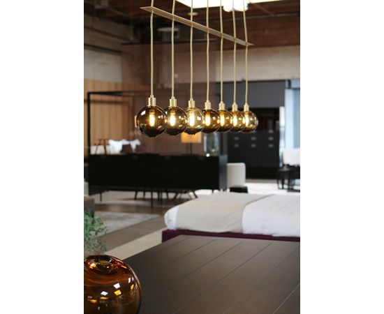 Подвесной светильник SkLO drape linear 7 chandelier, фото 4