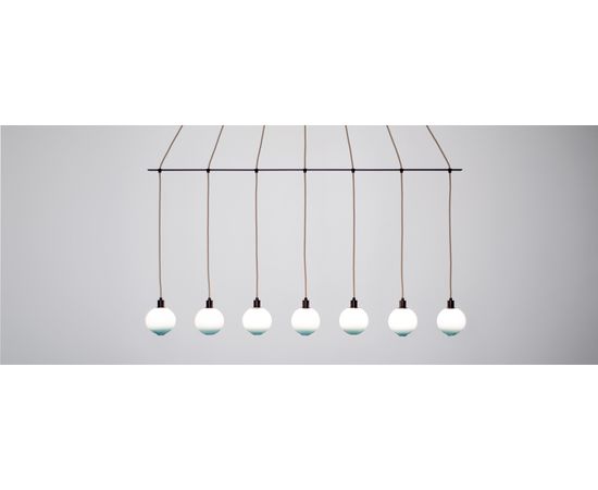 Подвесной светильник SkLO drape linear 7 chandelier, фото 6