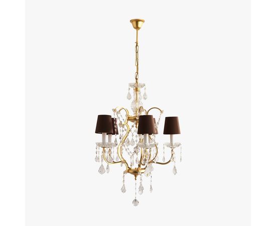 Люстра Bella Figura Crystal Chandelier With Cut Crystal Cups CL351, фото 4