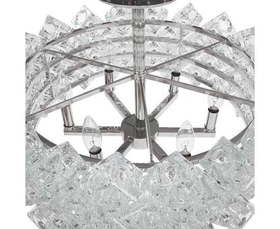 Люстра UTTERMOST On the Rocks, 6 Lt Semi Flush, фото 4