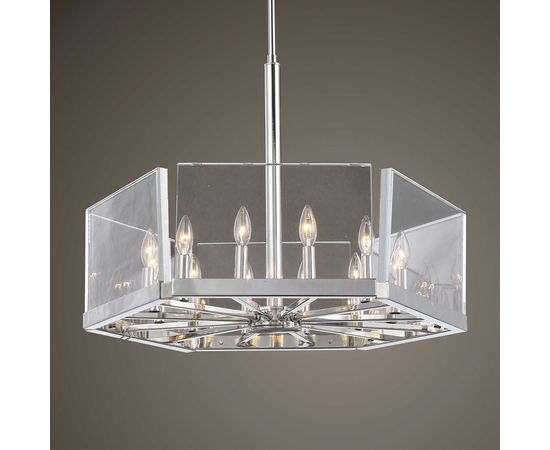 Люстра UTTERMOST Crystal Ingot, 12 Lt Pendant, фото 2