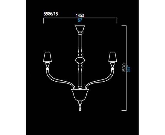 Люстра Barovier&amp;Toso 5586/15, фото 1