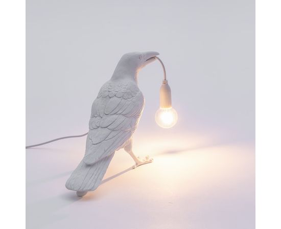 Настольный светильник Seletti Bird Lamp White Waiting, фото 3