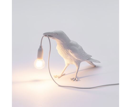 Настольный светильник Seletti Bird Lamp White Waiting, фото 4