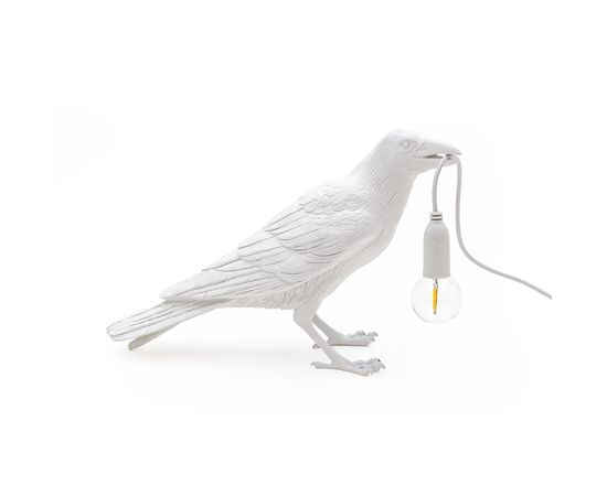 Настольный светильник Seletti Bird Lamp White Waiting, фото 1