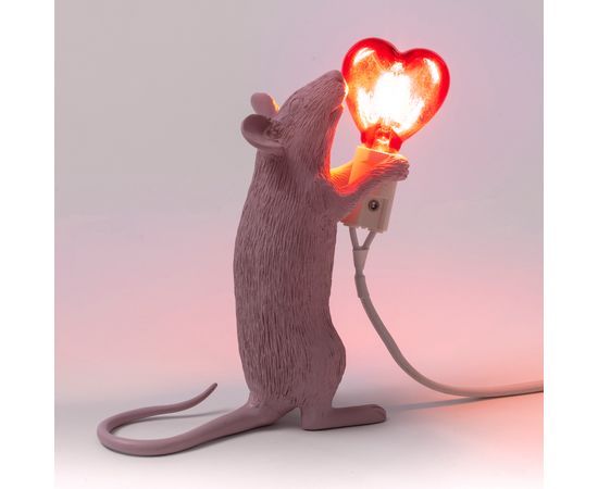 Настольная лампа Seletti Mouse Lamp Love Edition, фото 5