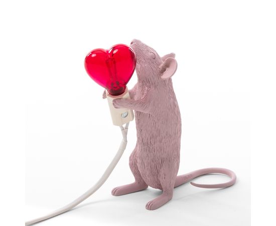 Настольная лампа Seletti Mouse Lamp Love Edition, фото 1