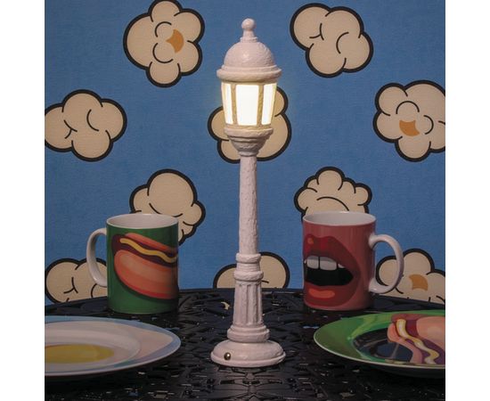 Настольный светильник Seletti Street Lamp Dining Gold, фото 3