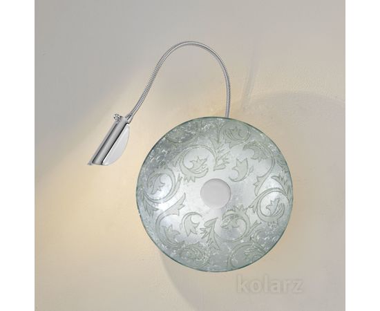 Настенный светильник Kolarz LUNA, Toscana Silver, Ø20/8, фото 3