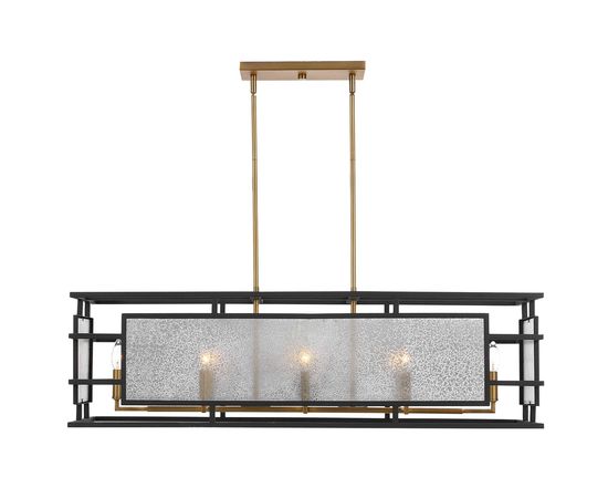 Подвесной светильник Uttermost Holmes, 8 Lt Linear Chandelier, фото 4