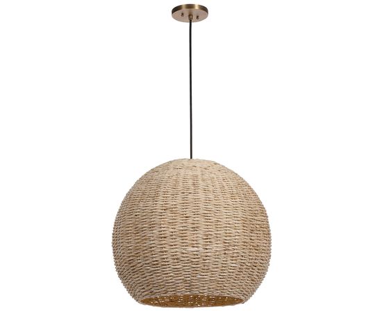 Подвесной светильник Uttermost Seagrass Dome, 1 Lt Pendant, фото 1