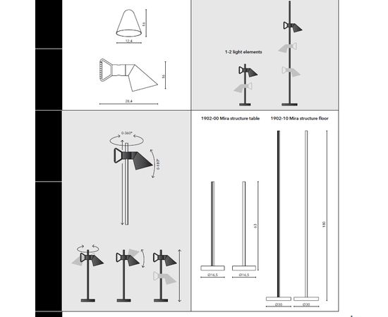 Настольный светильник Penta Mira table, фото 4