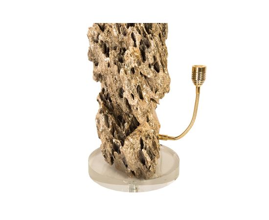 Настольная лампа Philips Collection Stalagmite Lamp Polished Brass MD, Glass Base, Assorted Size and Shape, фото 4