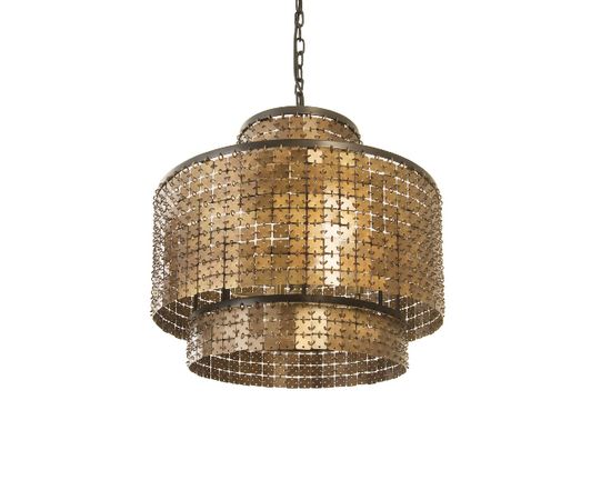 Люстра Philips Collection Armor Chandelier Brass, фото 1