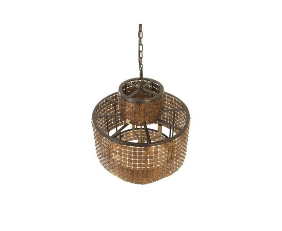 Люстра Philips Collection Armor Chandelier Brass, фото 5