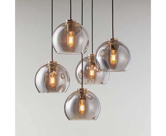 Подвесной светильник Crate and Barrel Arren Round 5-Light Pendant with Round Shades, фото 1