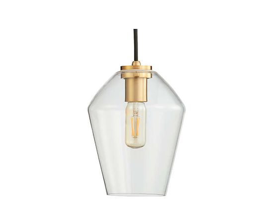 Подвесной светильник Crate and Barrel Arren Single Pendant with Angled Shade, фото 11