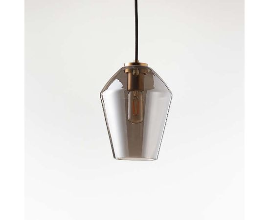 Подвесной светильник Crate and Barrel Arren Single Pendant with Angled Shade, фото 10