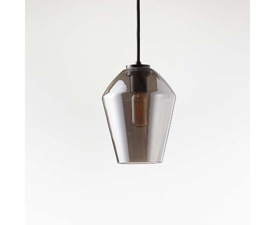 Подвесной светильник Crate and Barrel Arren Single Pendant with Angled Shade, фото 7