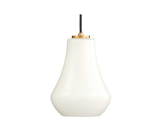 Подвесной светильник Crate and Barrel Arren Single Pendant with Teardrop Shade, фото 2