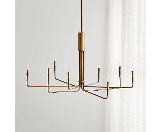 Люстра Crate and Barrel Clive 6-Arm Chandelier, фото 8