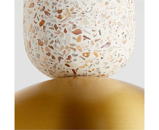 Подвесной светильник Crate and Barrel Esrum Terrazzo Pendant Light, фото 4