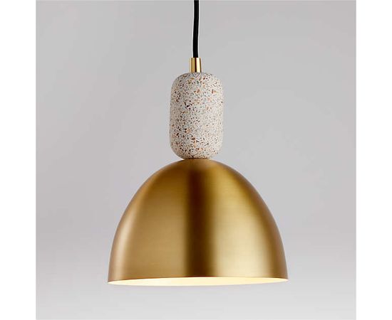 Подвесной светильник Crate and Barrel Esrum Terrazzo Pendant Light, фото 3