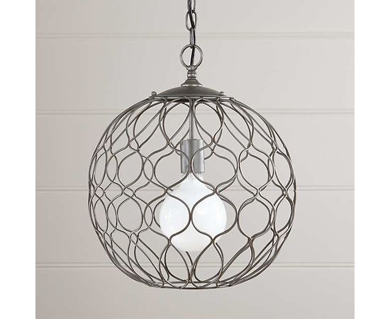 Подвесной светильник Crate and Barrel Hoyne 15&quot; Iron Pendant Lamp, фото 1