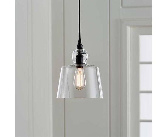 Подвесной светильник Crate and Barrel Lander Antique Bronze Pendant Light, фото 5