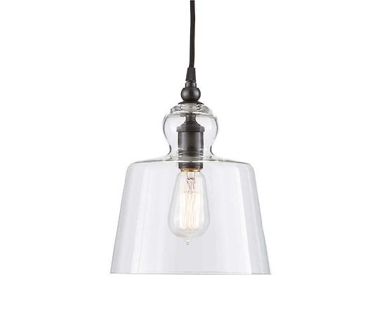 Подвесной светильник Crate and Barrel Lander Antique Bronze Pendant Light, фото 1