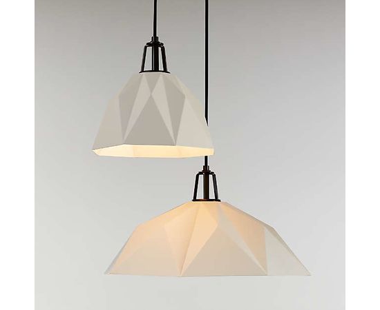 Подвесной светильник Crate and Barrel Maddox Faceted Pendant Small with Socket, фото 8