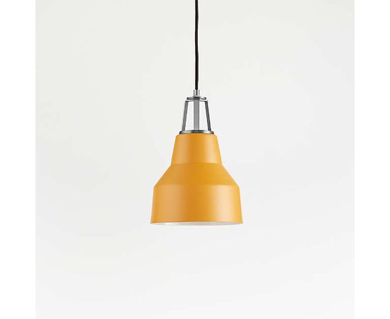 Подвесной светильник Crate and Barrel Maddox Farmhouse Pendant Small with Socket, фото 1