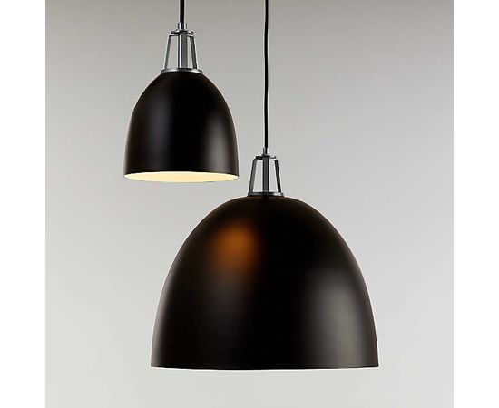 Подвесной светильник Crate and Barrel Maddox Dome Pendant Small with Socket, фото 10