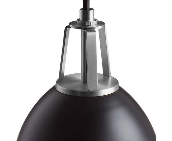 Подвесной светильник Crate and Barrel Maddox Dome Pendant Small with Socket, фото 9