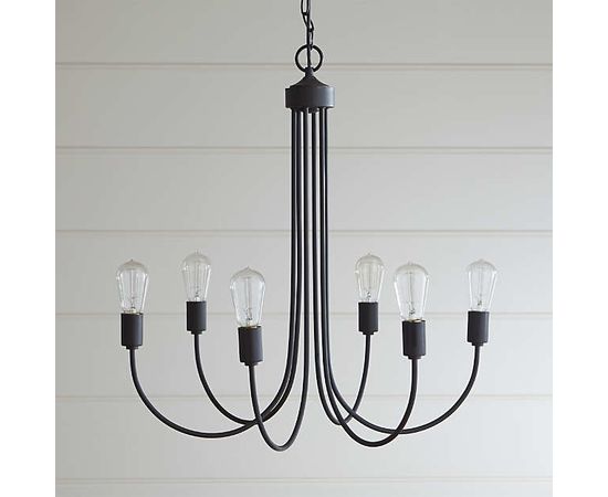 Люстра Crate and Barrel Oakton Bronze Chandelier, фото 6