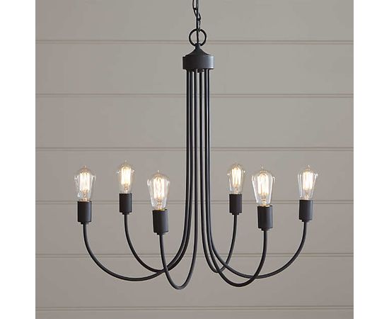 Люстра Crate and Barrel Oakton Bronze Chandelier, фото 5