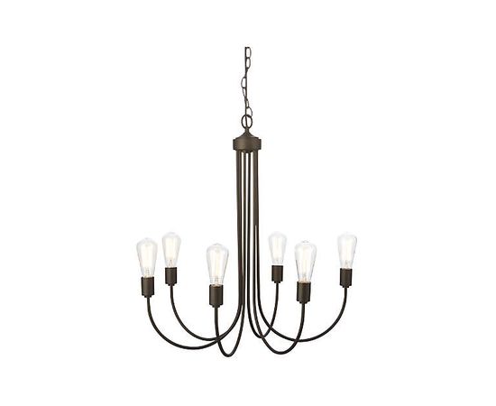 Люстра Crate and Barrel Oakton Bronze Chandelier, фото 1