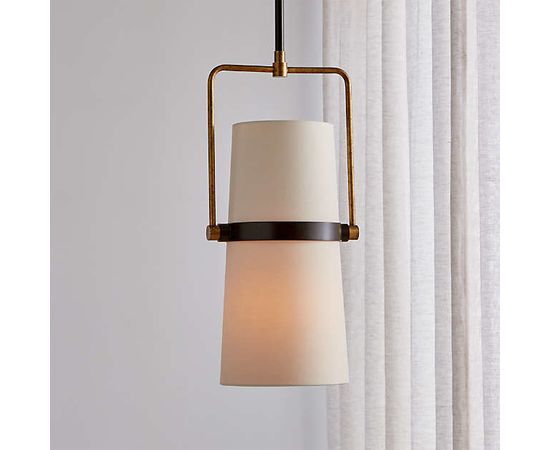 Подвесной светильник Crate and Barrel Riston Adjustable Pendant Light, фото 4