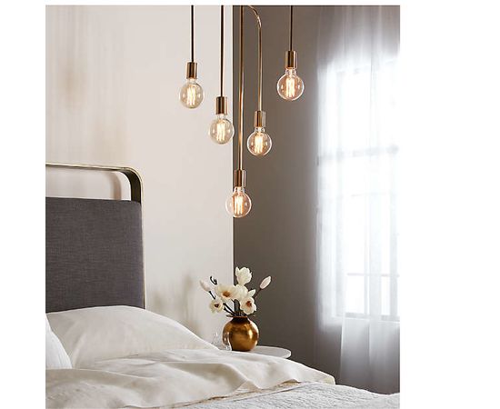 Подвесной светильник Crate and Barrel Salerno 5-Arm Pendant Light, фото 2