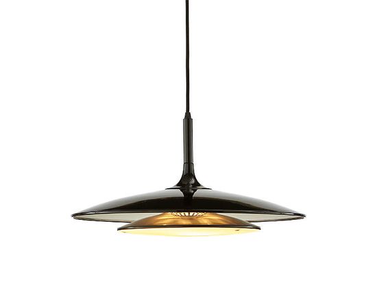 Подвесной светильник Crate and Barrel Gage Black Metal Pendant Lamp, фото 1