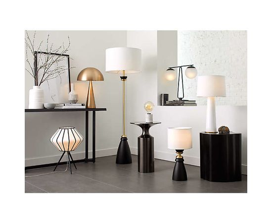 Настольная лампа Crate and Barrel Lucian Exposed Bulb Table Lamp, фото 2