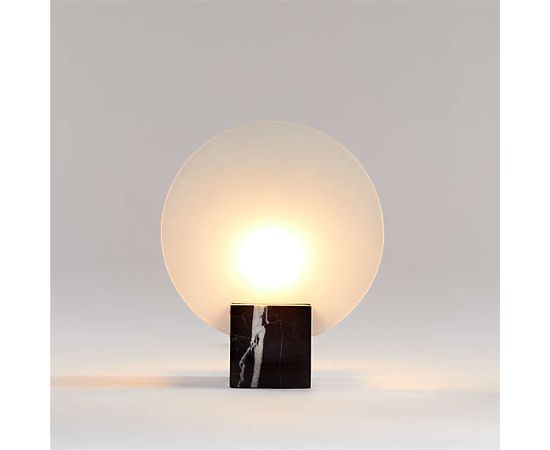 Настольная лампа Crate and Barrel Luz Disc Table Lamp, фото 1