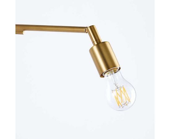 Настенный светильник Crate and Barrel Nors Antique Brass Wall Sconce, фото 3