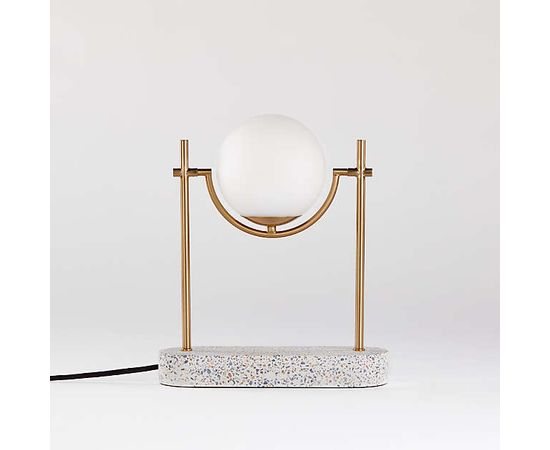 Настольная лампа Crate and Barrel Rondure Globe Table Lamp, фото 2