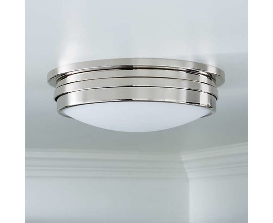 Потолочный светильник Crate and Barrel Solina Flush Mount Light, фото 2