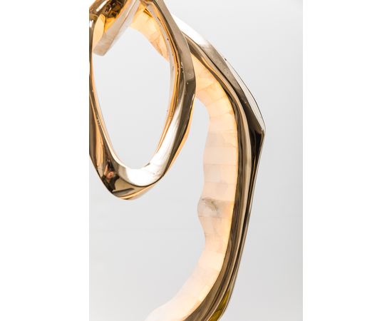 Подвесной светильник Markus Haase Bronze and Onyx Circlet Pendant, фото 10