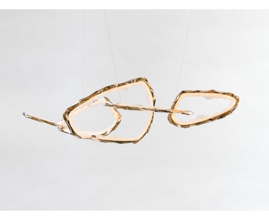 Подвесной светильник Markus Haase Bronze and Onyx Circlet Chandelier II, фото 4