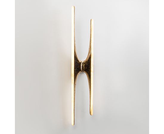 Настенный светильник Markus Haase Wormed Bronze and Onyx Sculptural Sconce, фото 1