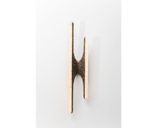 Настенный светильник Markus Haase Sculptural Sconce in Textured Bronze and Onyx, фото 8