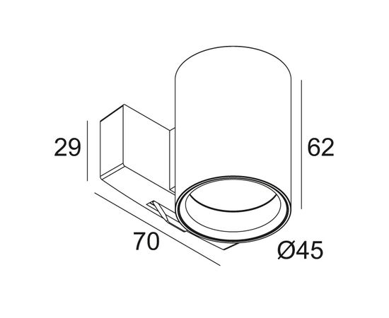 Трековый светильник Delta Light SUPERLOOP-FIX 45 92740 MDL, фото 3